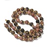 Natural Rhodonite Beads Strands G-K387-A15-01-4