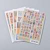 Postage Stamp Shape DIY Paper Label Paster Picture Stickers AJEW-L058-50-1