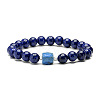 Natural Stone Beaded Bracelet with Tiger Eye and Blue Goldstone ST1579466-1