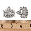 304 Stainless Steel Pendant Cabochons Settings STAS-D197-02P-3