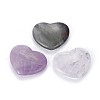 Natural Gemstone Heart Palm Stone G-F614-13-1