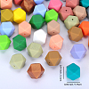 Hexagonal Silicone Beads SI-JX0020A-50-2