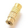 Brass Screw Clasps KK-XCP0001-19-2