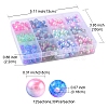 360Pcs 12 Style Rainbow ABS Plastic Imitation Pearl Beads OACR-YW0001-02-4