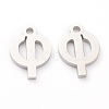 304 Stainless Steel Charms STAS-G244-01F-2