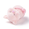 Flocky Resin Miniature Pig Figurines AJEW-Z007-04-3