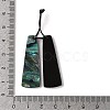 2Pcs Natural Abalone Shell/Paua Shell Pendants SHEL-A005-01F-3