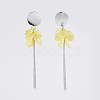 Acrylic Imitation Pearl Dangle Earring EJEW-JE03611-02-2