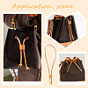 PU Imitation Leather Bag Drawstring Cord & Cord Slider Sets DIY-WH0453-50B-02-5