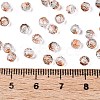 Baking Paint Electroplate Transparent Glass Seed Beads SEED-N006-07N-4