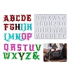 Gothic Style Letter A~Z DIY Silicone Molds DIY-P078-02-1
