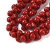 Dyed Synthetic Coral Beads Strands CORA-P010-04B-3