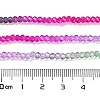 Transparent Painted Glass Beads Strands DGLA-A034-T2mm-A06-3