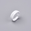 Spray Painted Alloy Cuff Rings RJEW-T011-28F-RS-2