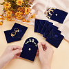 Square Velvet Jewelry Package Bags ABAG-WH0035-055A-01-3