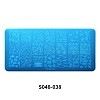 Stainless Steel Nail Art Templates Stamping Plate Set MRMJ-S048-038-2