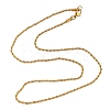 Trendy Men's 304 Stainless Steel Rope Chain Necklaces NJEW-M072-F-01-4