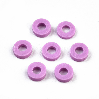 Handmade Polymer Clay Beads CLAY-R067-6.0mm-B01-1