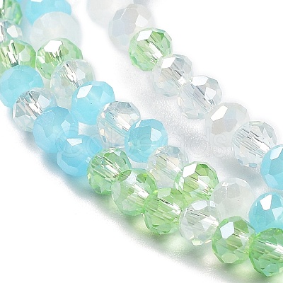 Glass Beads Strands EGLA-A034-M4mm-50-1