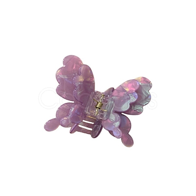 Butterfly Acrylic Claw Hair Clips PW-WG49228-03-1