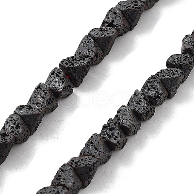 Natural Lava Rock Beads Strands G-H303-C25-1