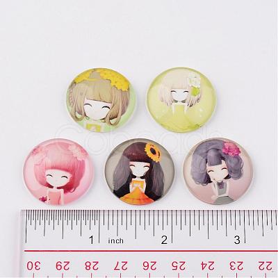 Glass Cabochons GGLA-JP0003-02-1