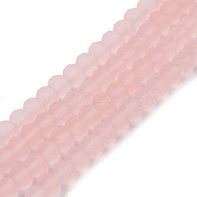 Transparent Glass Beads Strands X1-EGLA-A034-T6mm-MD22-1