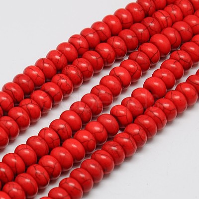 Synthetic Turquoise Beads Strands TURQ-G109-4x2mm-11-1