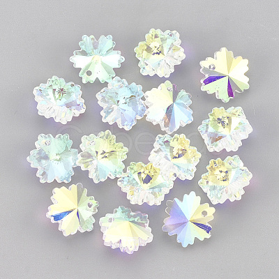 Glass Rhinestone Charms RGLA-T148-20A-1