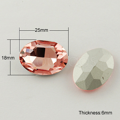 Glass Pointed Back Rhinestone RGLA-Q011-18x25mm-11-1