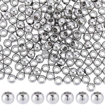 SUNNYCLUE 304 Stainless Steel Spacer Beads STAS-SC0006-87C-1