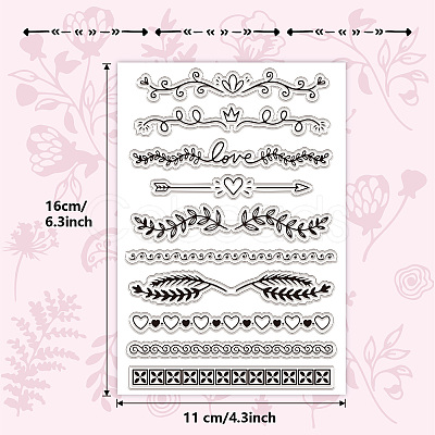 Custom PVC Plastic Clear Stamps DIY-WH0439-0058-1