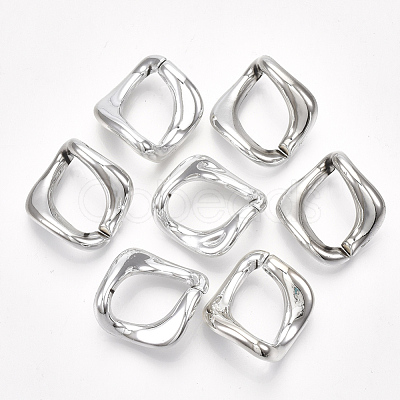 UV Plating ABS Plastic Linking Rings X-CCB-S162-01B-04-1