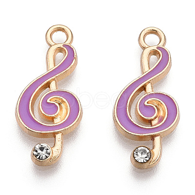 Alloy Enamel Pendants ENAM-WH0049-25G-04-1