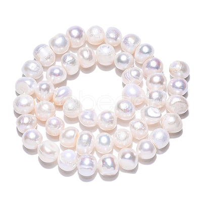 Natural Cultured Freshwater Pearl Beads Strands PEAR-N013-08G-1