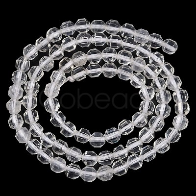 Natural Quartz Crystal Beads Strands G-O201B-103B-1