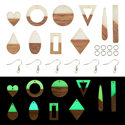 DIY Geometry Earring Making Kit DIY-TA0005-74-1