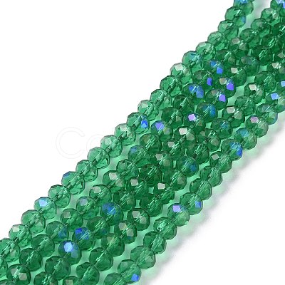 Electroplate Glass Beads Strands EGLA-A034-T1mm-L12-1