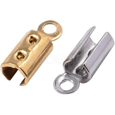 Unicraftale 304 Stainless Steel Folding Crimp Ends STAS-UN0001-38-1