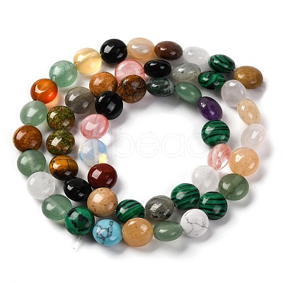 Natural Mixed Gemstone Beads Strands G-T047-A07-01-1