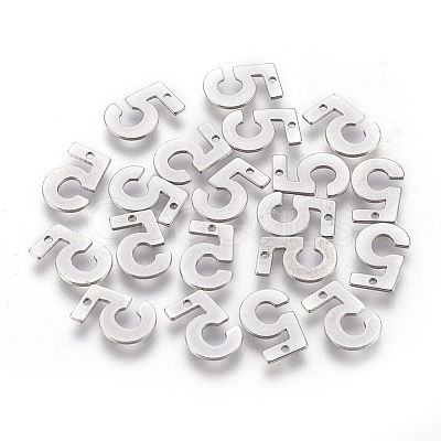 Tarnish Resistant 201 Stainless Steel Charms STAS-F175-01P-5-1