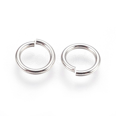 Tarnish Resistant 304 Stainless Steel Open Jump Rings STAS-P212-25P-09-1