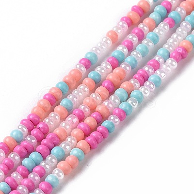 Glass Seed Bead Strands X-LAMP-B021-04G-1