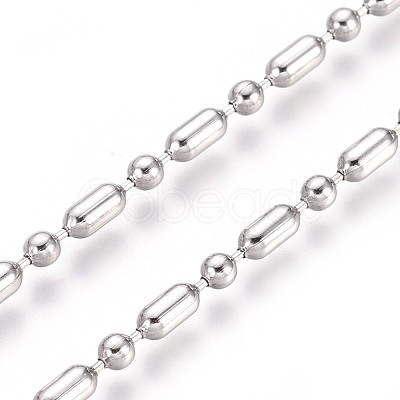 Non-Tarnish 304 Stainless Steel Ball Chains CHS-L024-025D-1