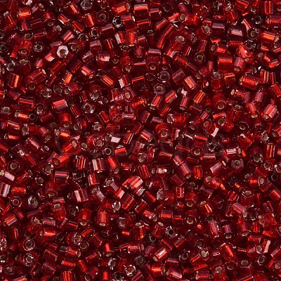 8/0 Glass Bugle Beads SEED-S032-07A-25B-1