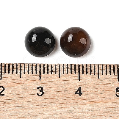 Natural Black Onyx Cabochons G-B082-07A-03-1