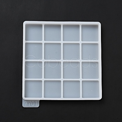 DIY Mosaic Effect Square Cup Mat Silicone Molds DIY-A034-24-1