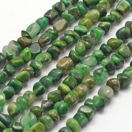 Natural Sould African Jade Beads Strands G-F465-01-1