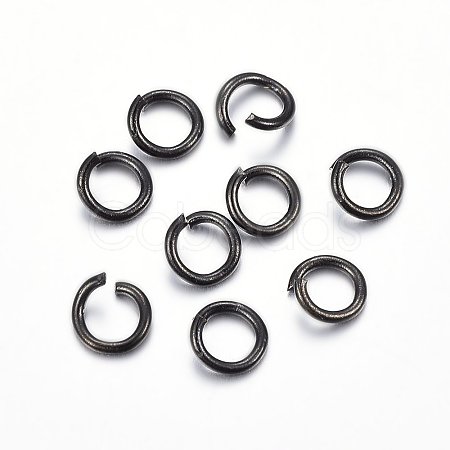 304 Stainless Steel Open Jump Rings STAS-H467-03B-8MM-1