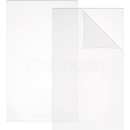 Transparent Acrylic Plates DIY-WH0016-54A-1